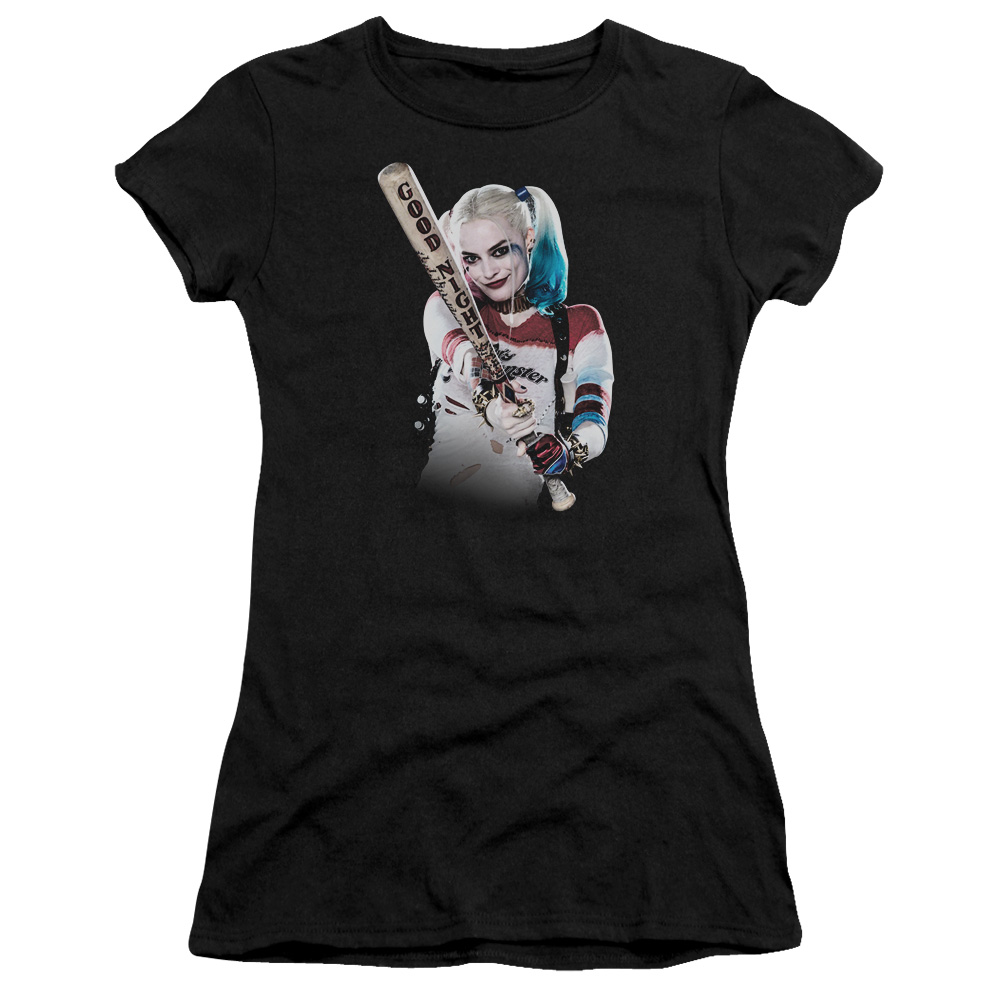 Suicide Squad Harley Quinn Good Night Women's Black Shirt Suicide Squad Harley Quinn Good Night Women's Black Shirt